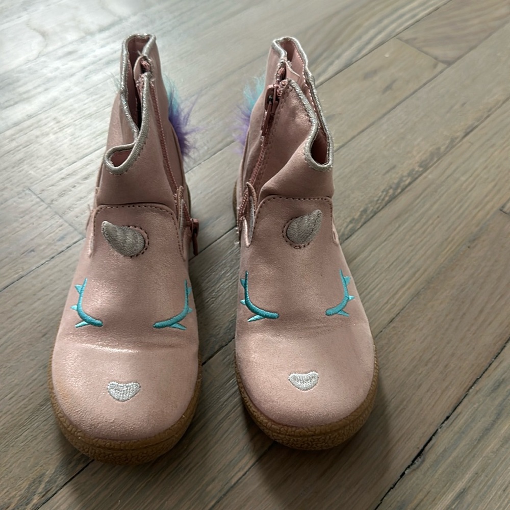 Cat and Jack Unicorn Boots size 11